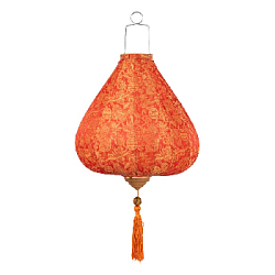 Вьетнамский фонарик 12" Тыква оранжевый 817